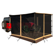 Load image into Gallery viewer, Leaveshade Car Awning Tent Room Deluxe Mesh Screen SUV Room for Heavy Duty Car Rooftop Side Tent Innovated Premium Material Waterproof, UV Block, Oxford Fabric