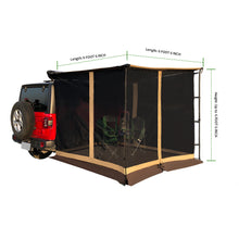Load image into Gallery viewer, Leaveshade Car Awning Tent Room Deluxe Mesh Screen SUV Room for Heavy Duty Car Rooftop Side Tent Innovated Premium Material Waterproof, UV Block, Oxford Fabric