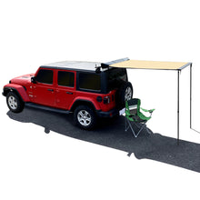 Load image into Gallery viewer, Leaveshade Car Awning Heavy Duty Retractable SUV Rooftop Side Tent Innovated Premium Material &amp; Accessories Waterproof, UV, 30oz Vinyl Case