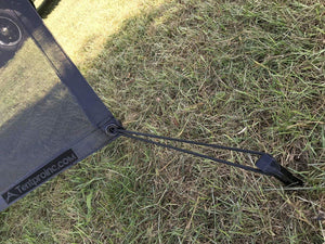 Leaveshade RV Awning Sun Shade Screen - Black Mesh Sunshade UV Blocker